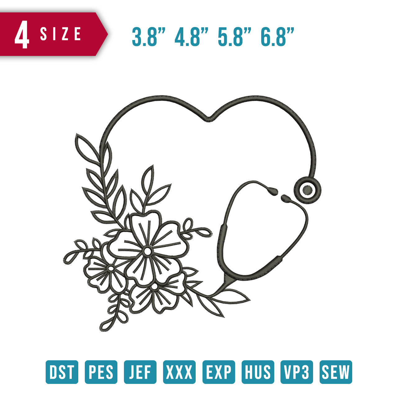 Stetoscope Flower