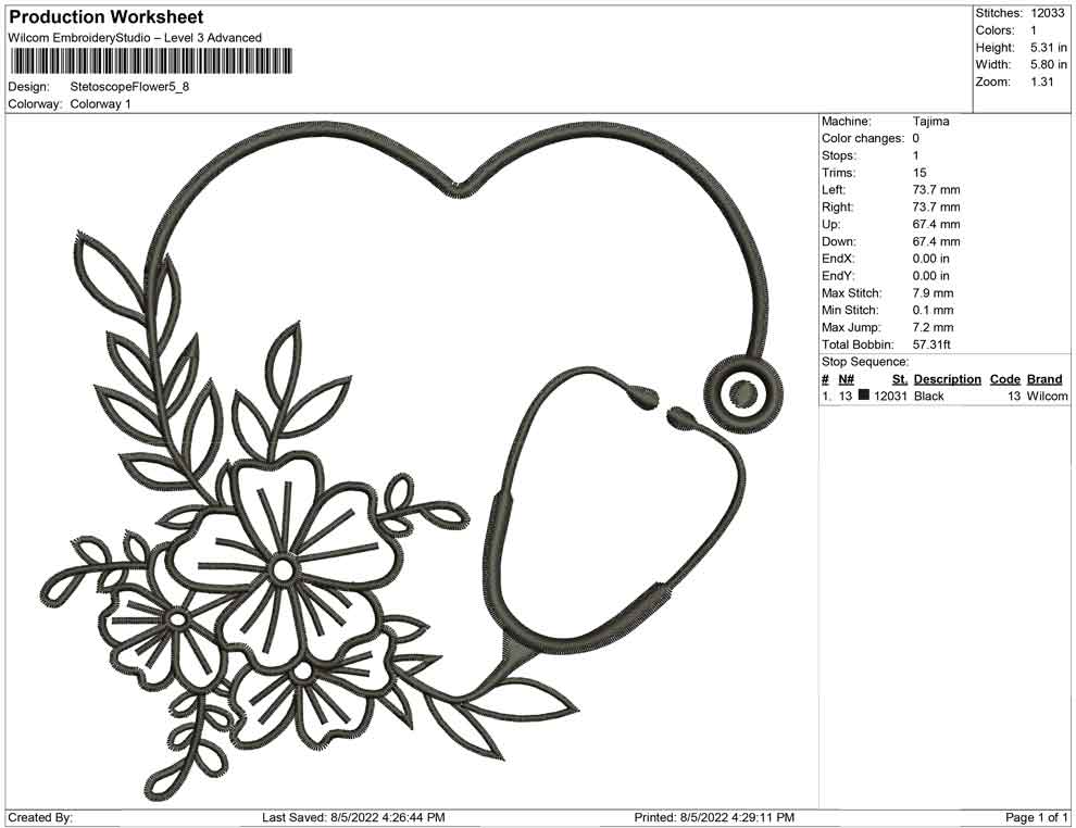 Stetoscope Flower