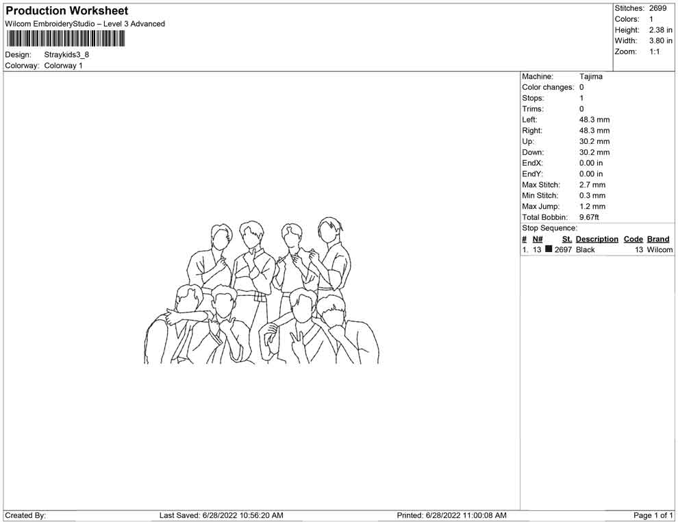Straykids line art