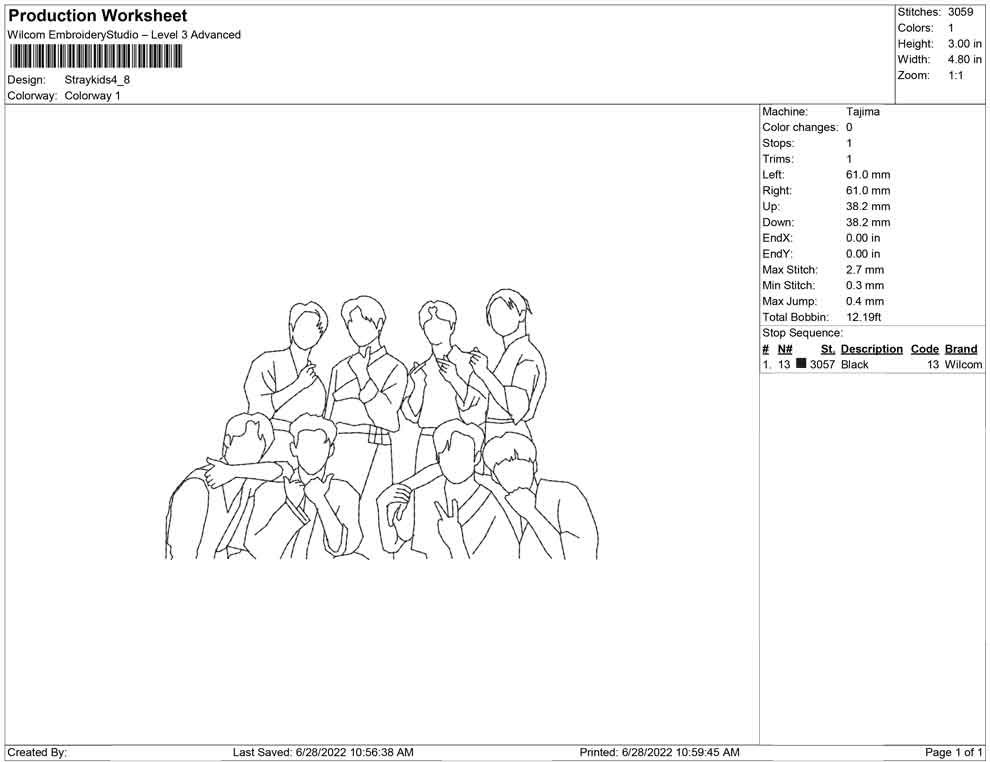 Straykids line art