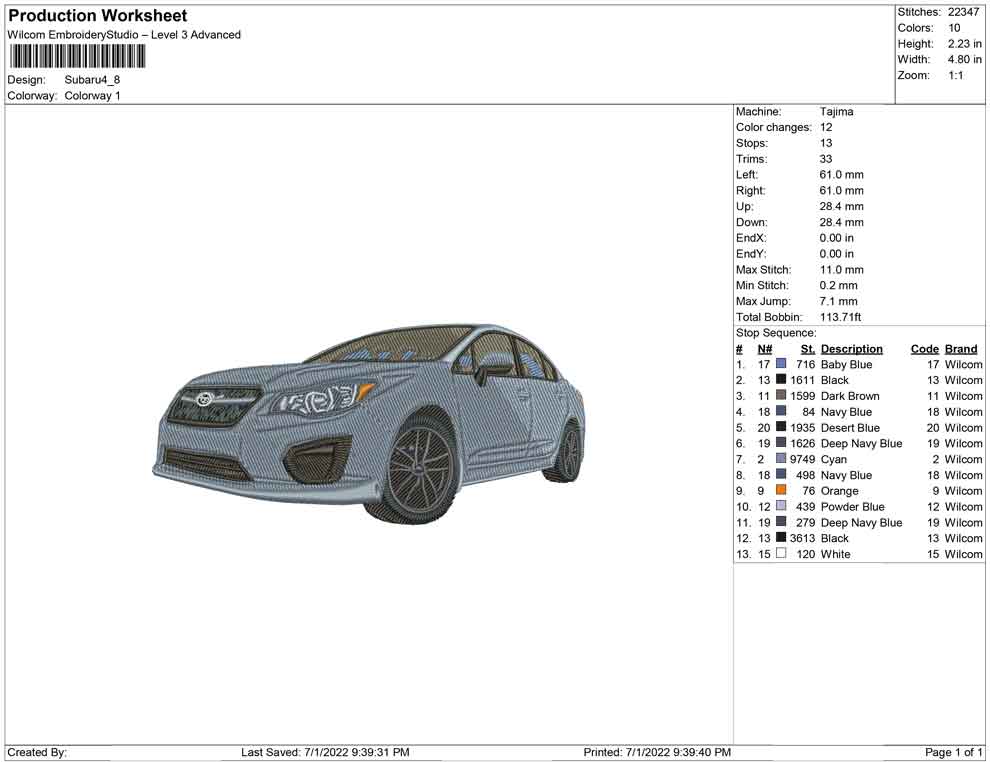 Subaru Car