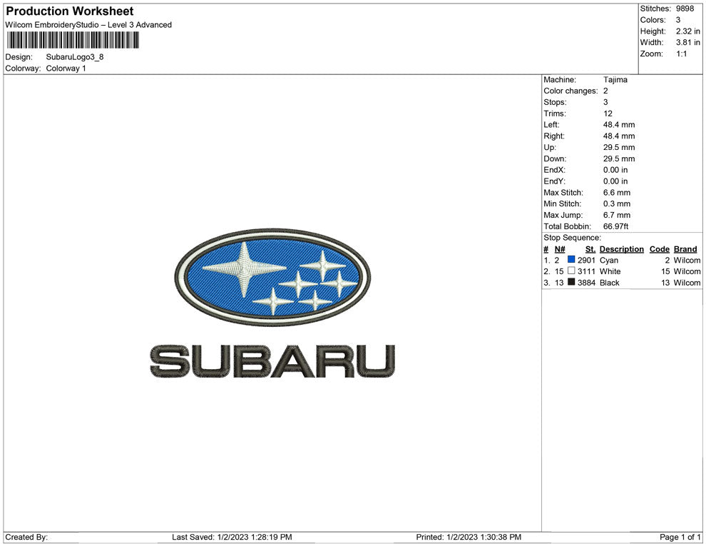 Subaru Logo
