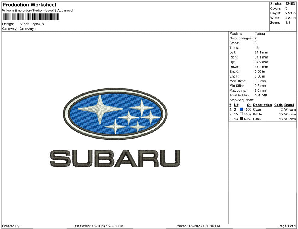 Subaru Logo