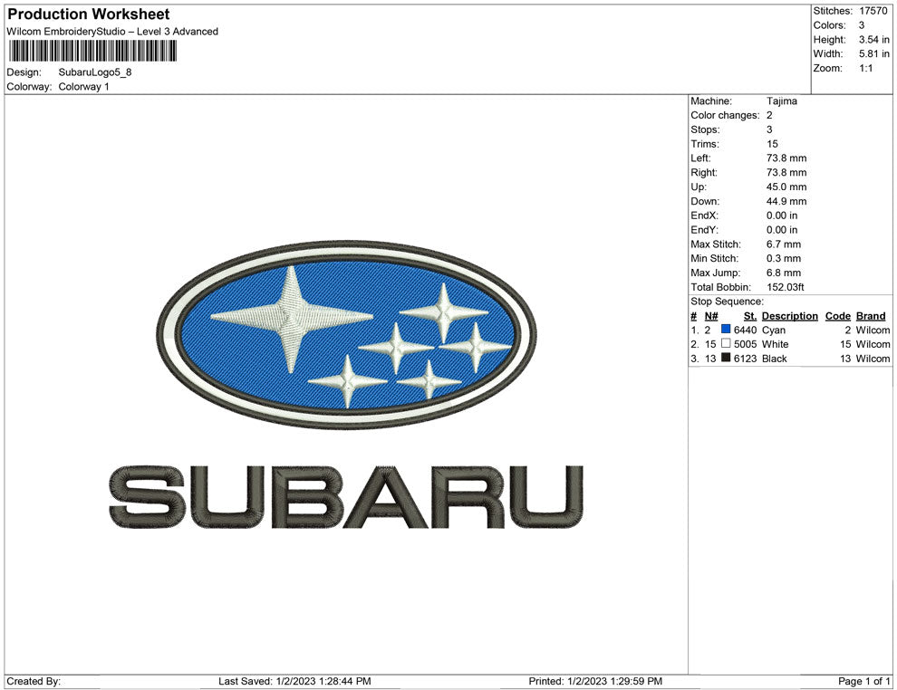 Subaru Logo