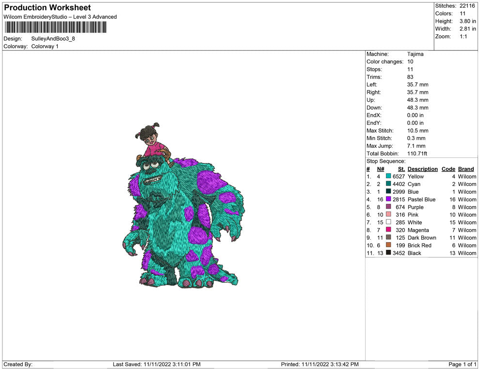 Sulley and Boo