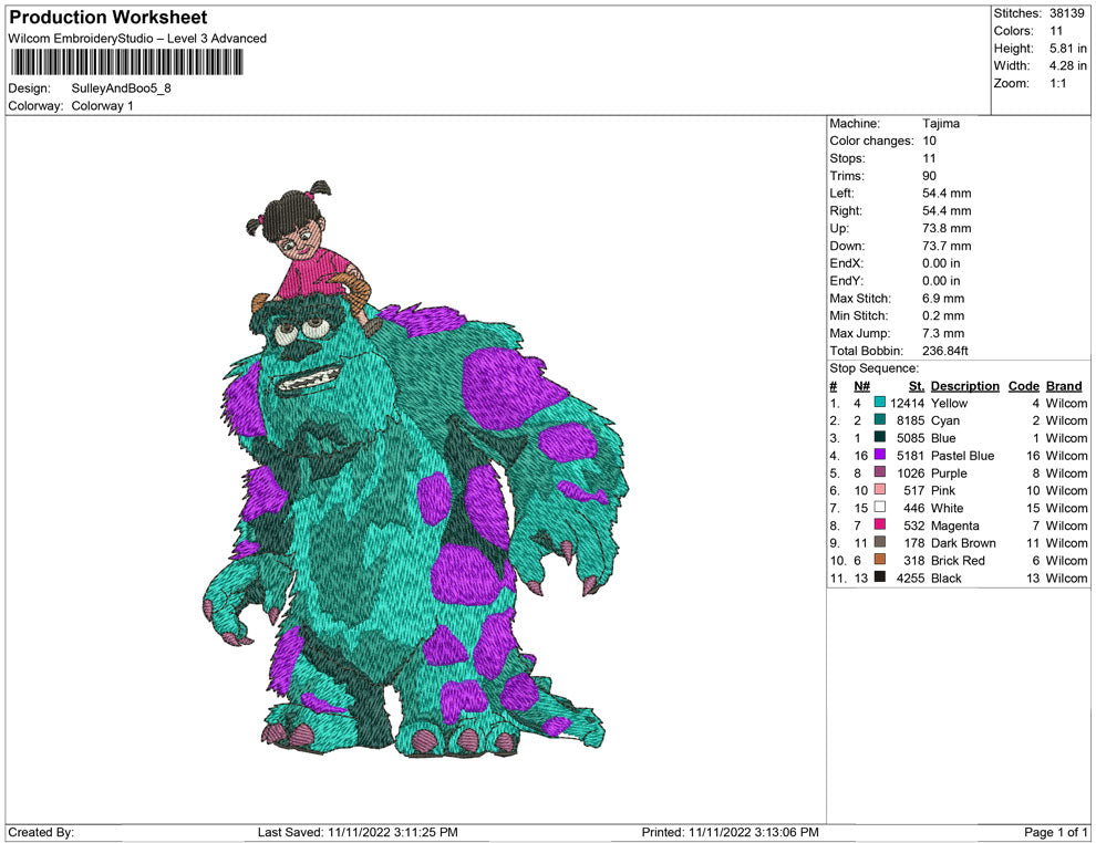 Sulley and Boo