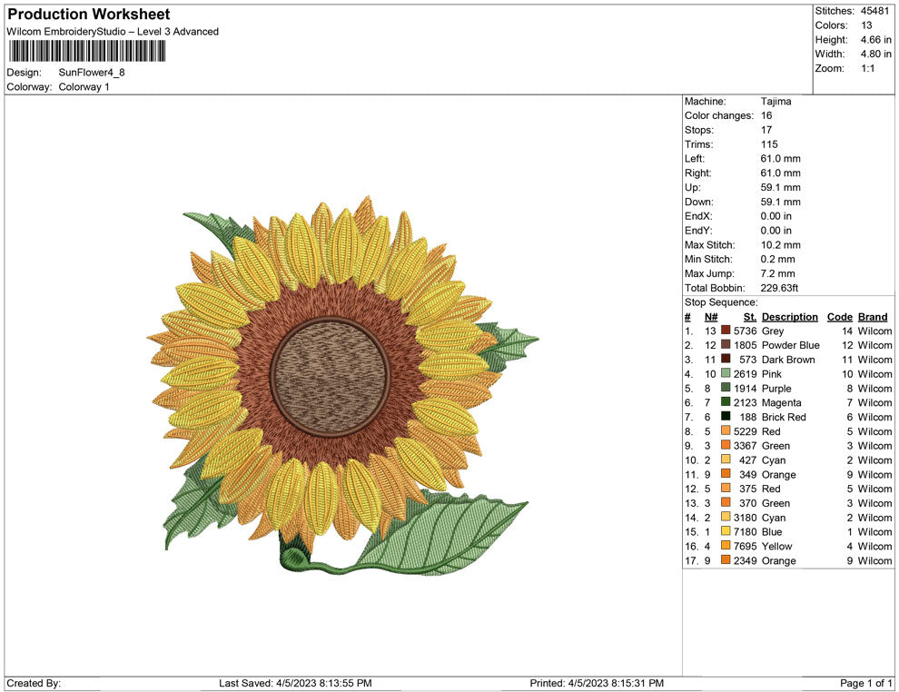 Sun Flower B