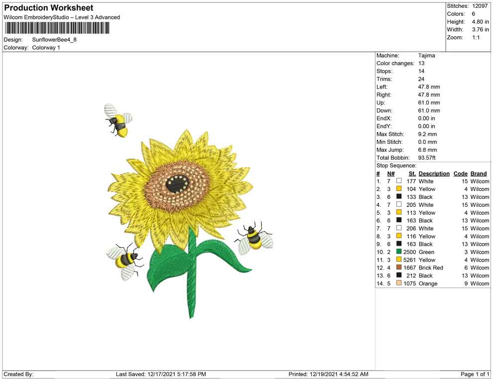Flower and bees