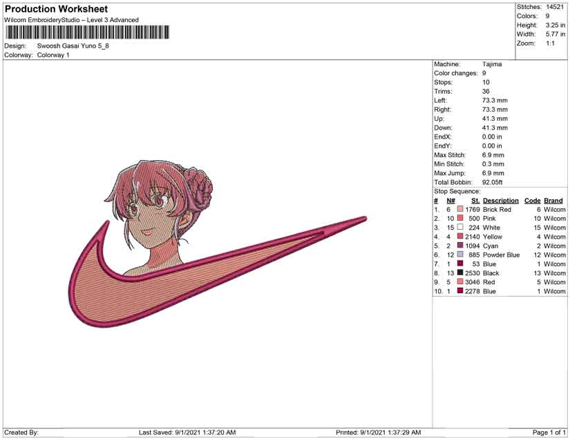 Swoosh Gasai yuno