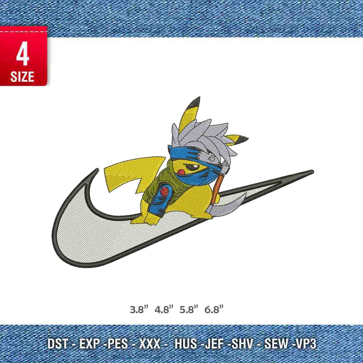 Swoosh Gojo Pikachu