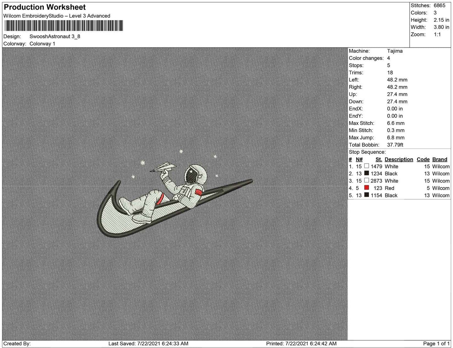 Swoosh Astronaut
