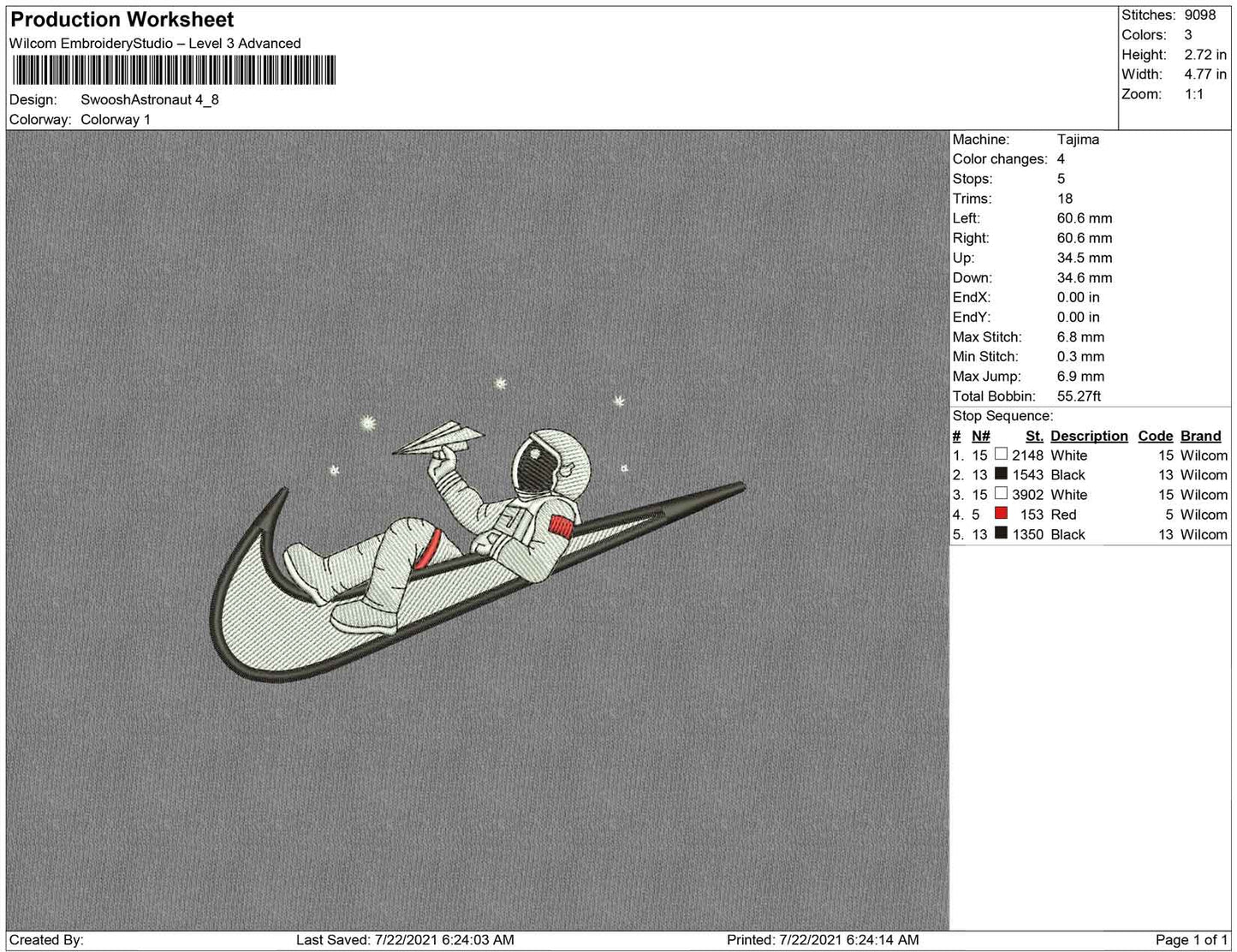 Swoosh Astronaut