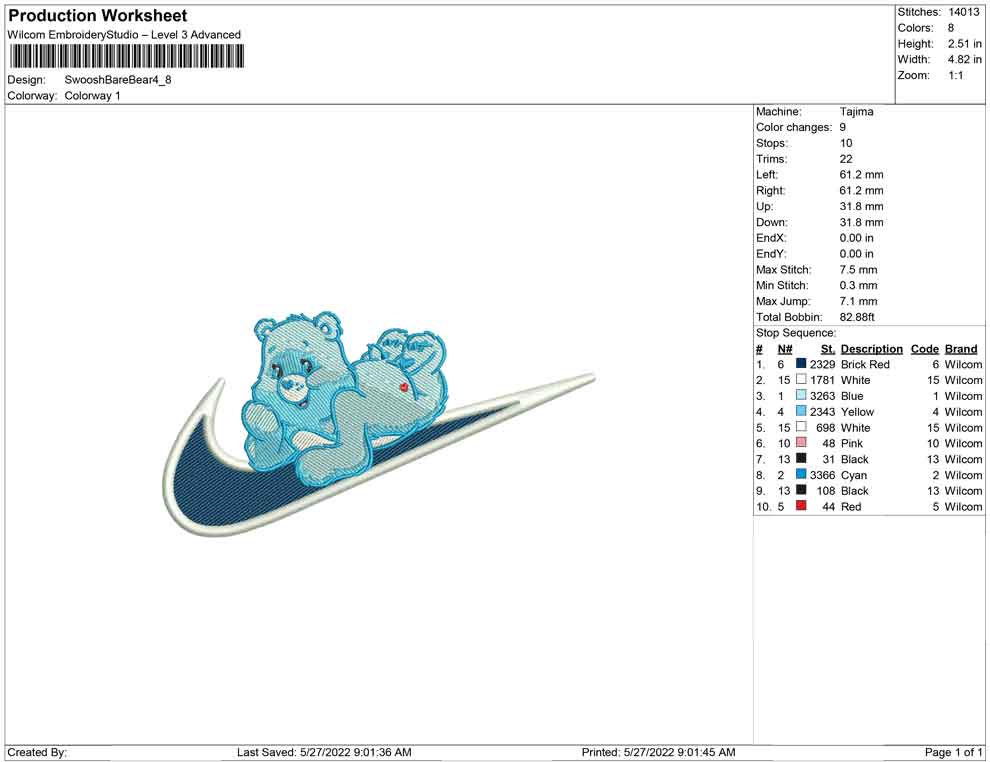 Swoosh Bare Bear