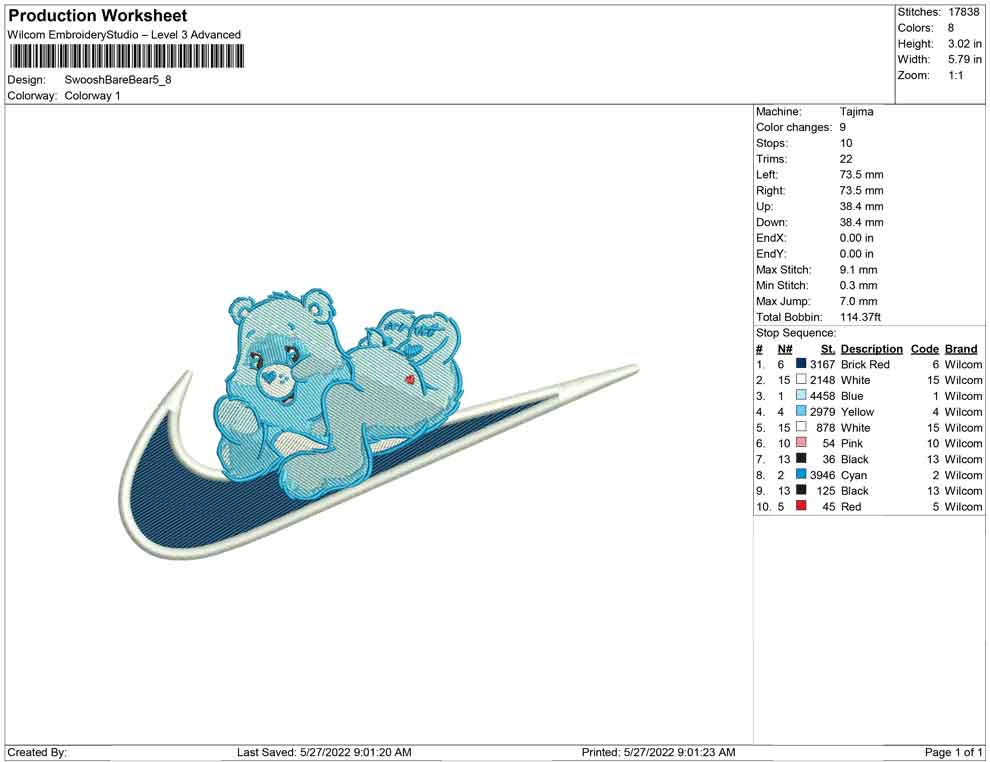 Swoosh Bare Bear