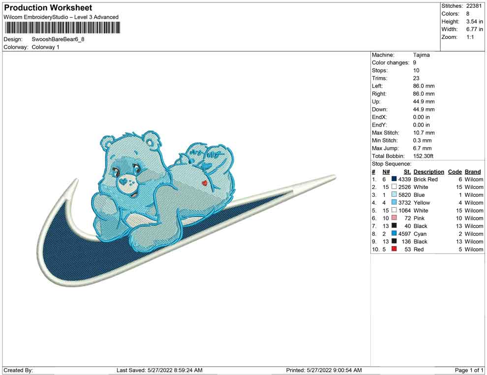 Swoosh Bare Bear