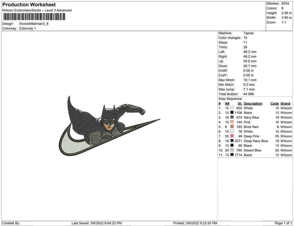 Swoosh Batman