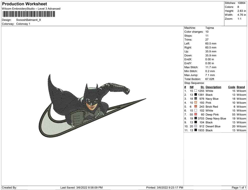 Swoosh Batman