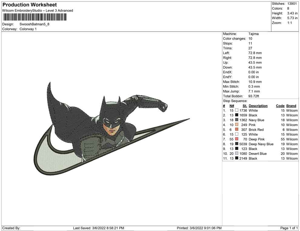 Swoosh Batman