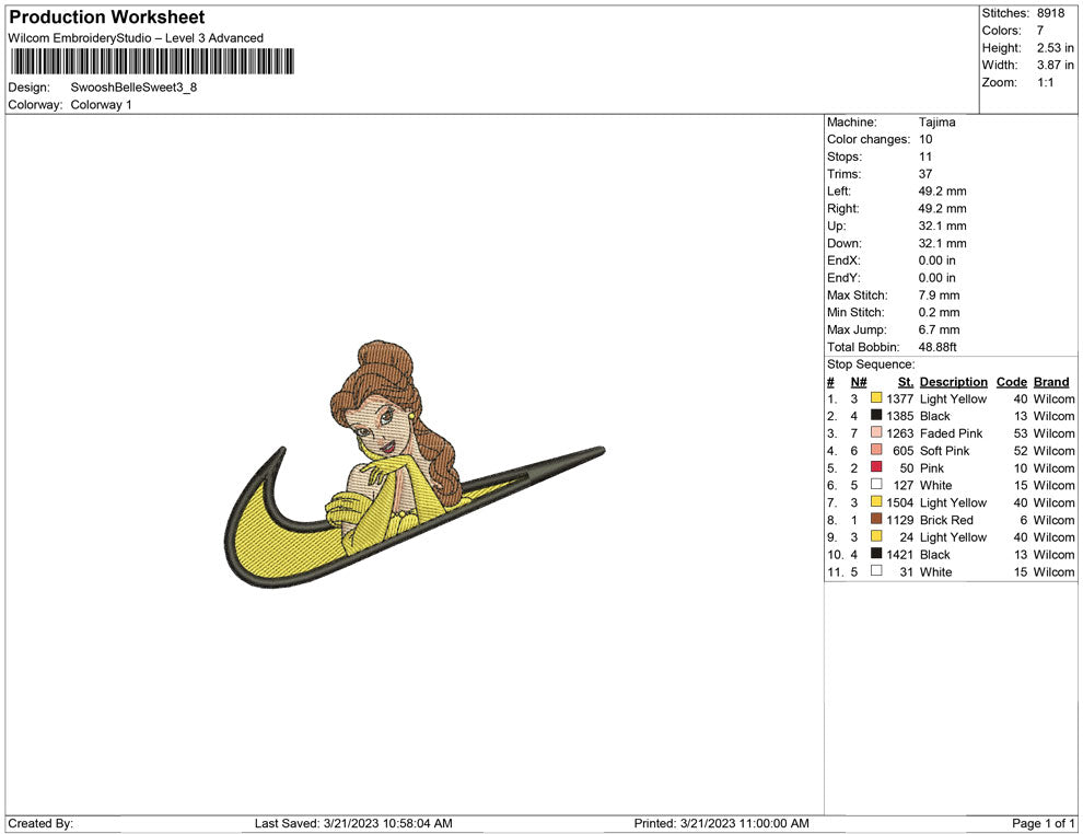 Swoosh Belle Sweet