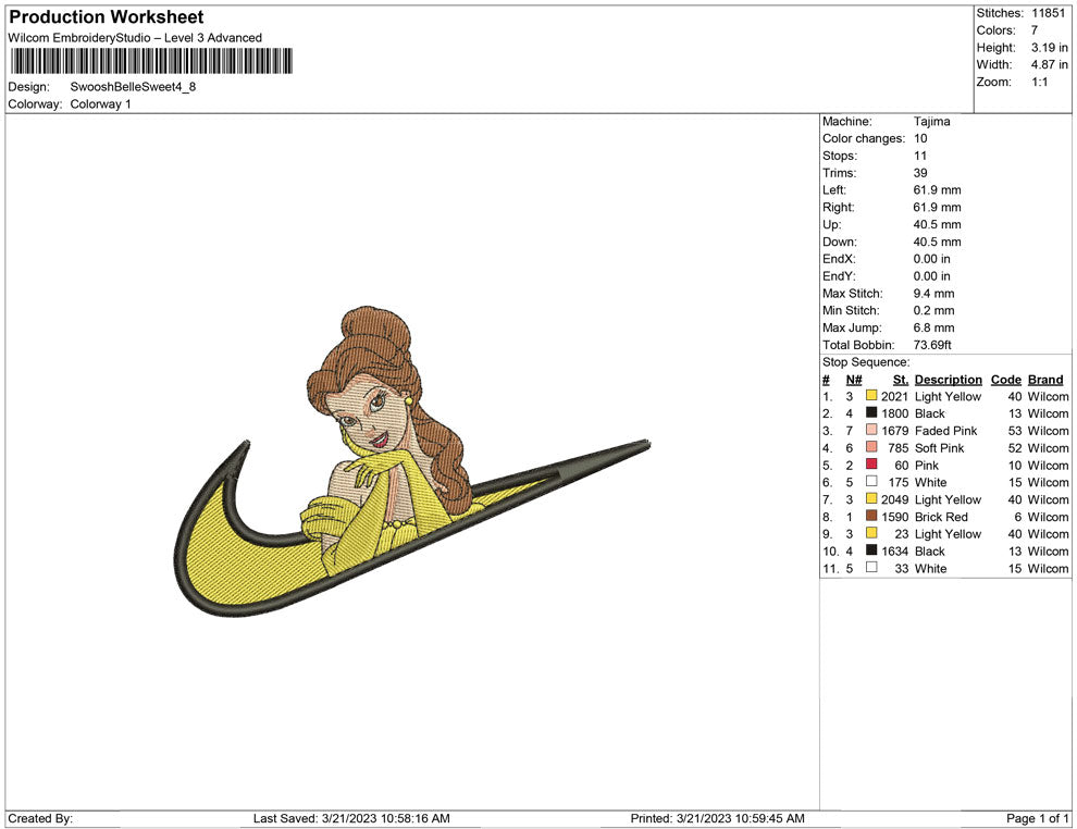 Swoosh Belle Sweet