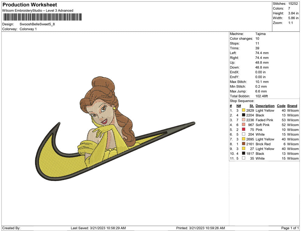 Swoosh Belle Sweet