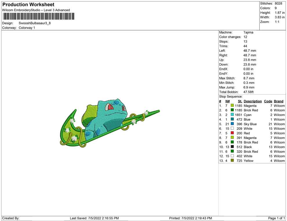 Swoosh Bulbasaur