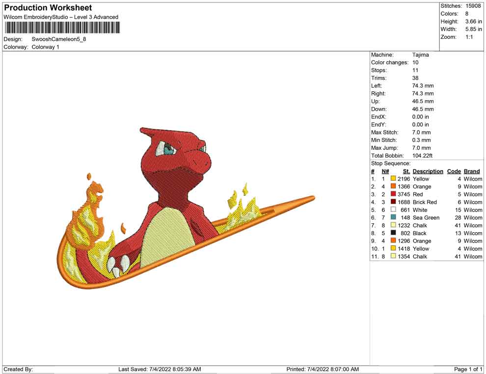 Swoosh Chameleon