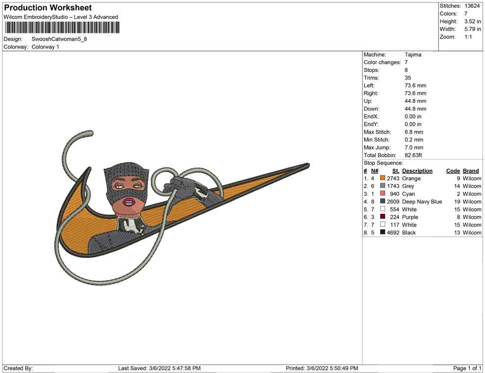 Swoosh Cat Woman
