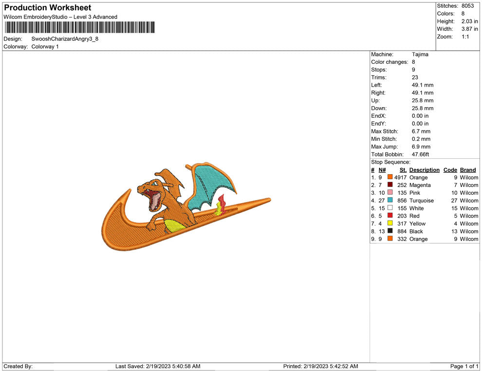 Swoosh Charizard