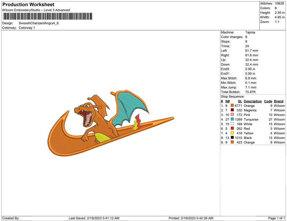 Swoosh Charizard