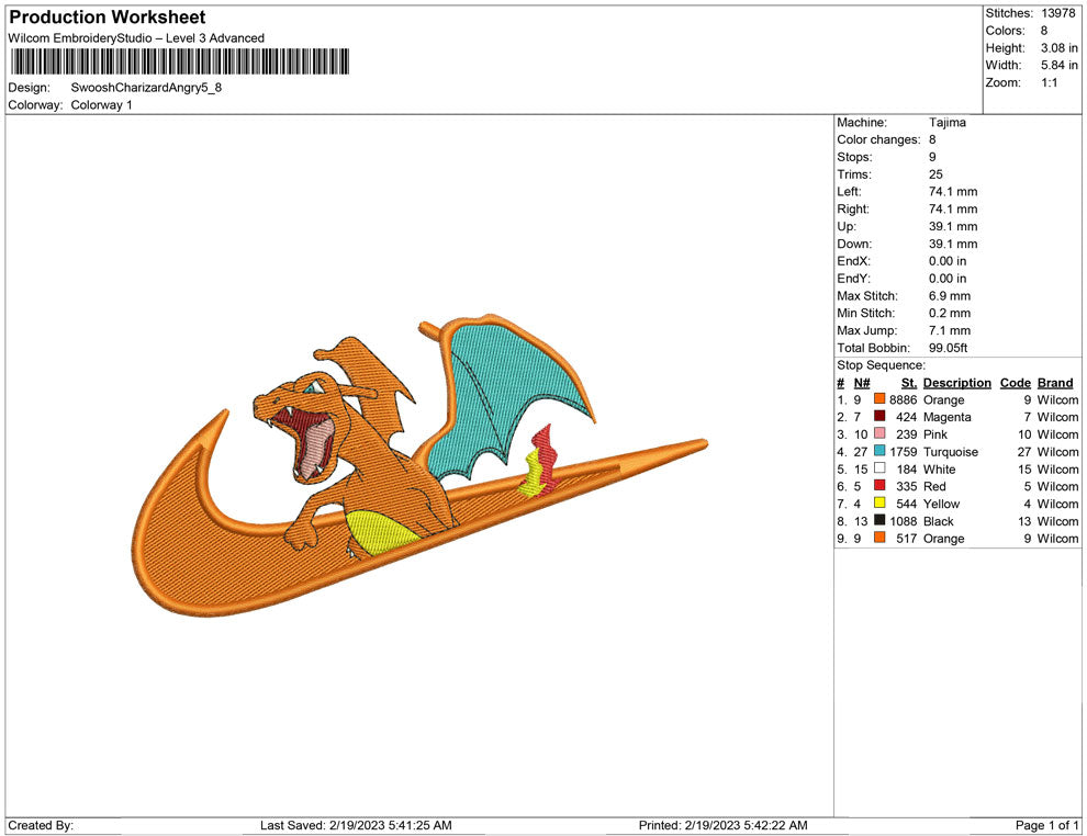 Swoosh Charizard