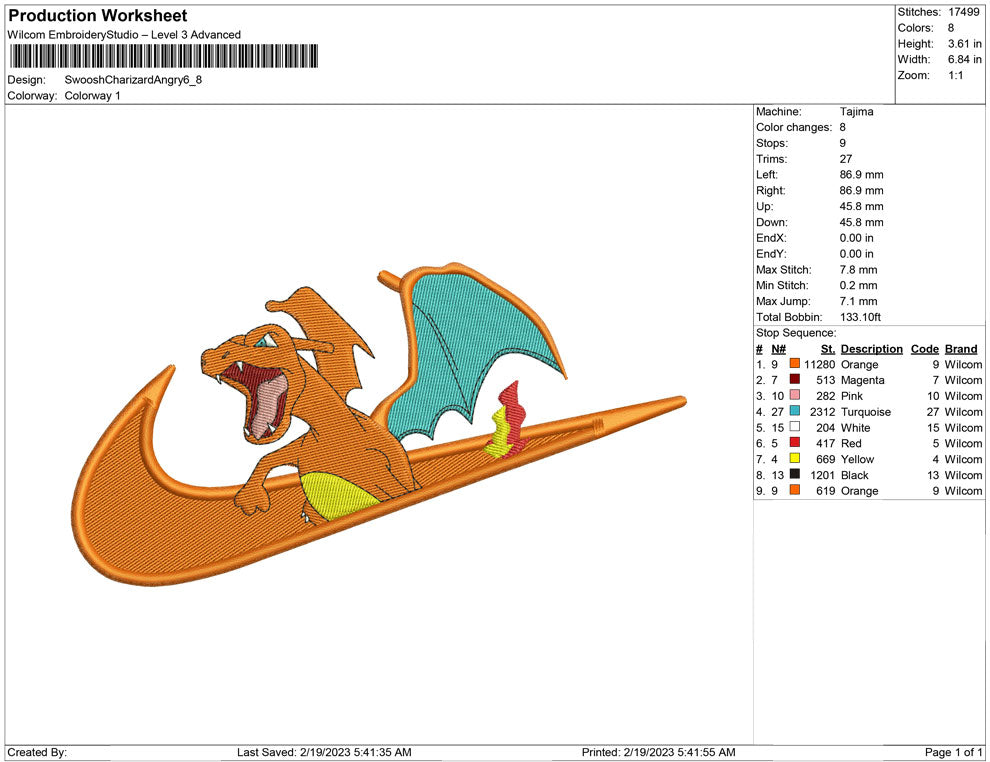 Swoosh Charizard