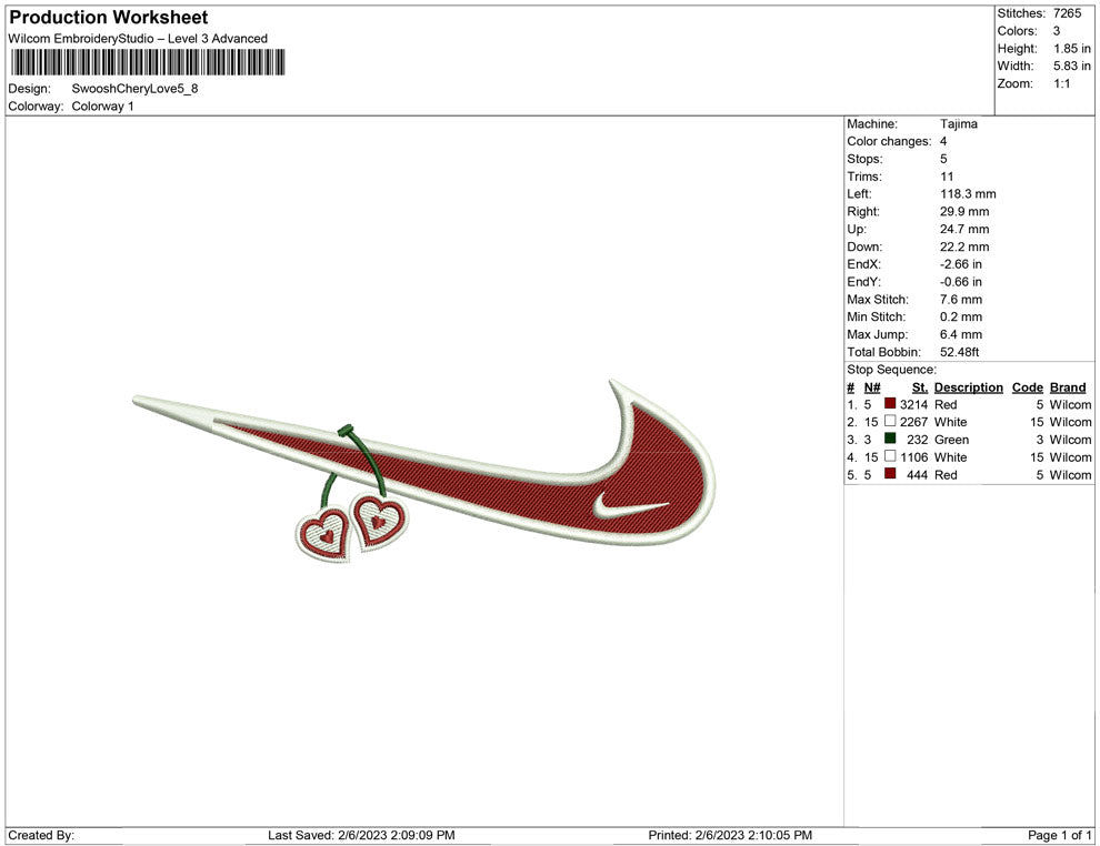 Swoosh Chery love
