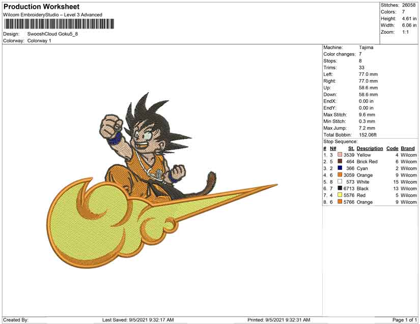 Swoosh goku Cloud