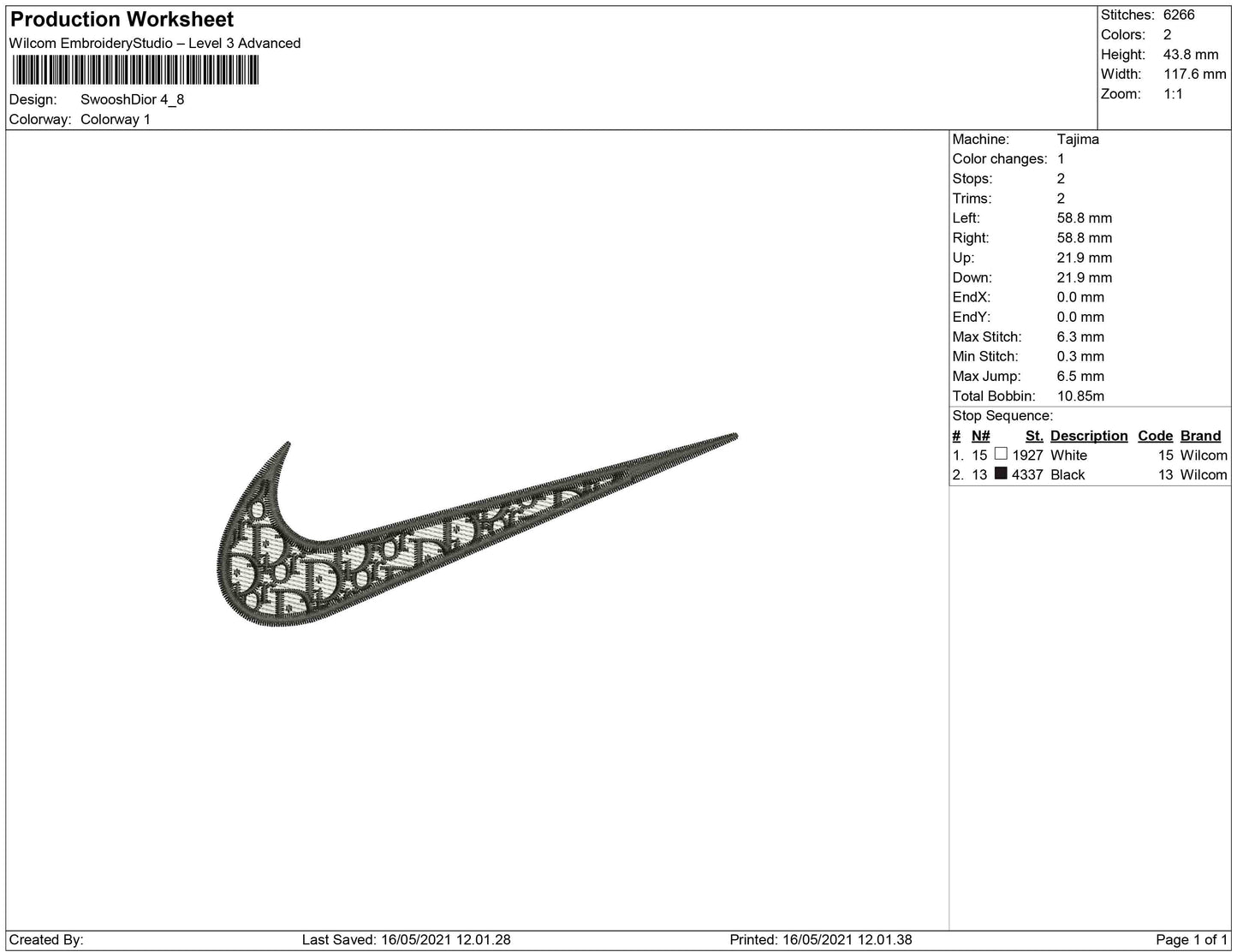 Swoosh Dior