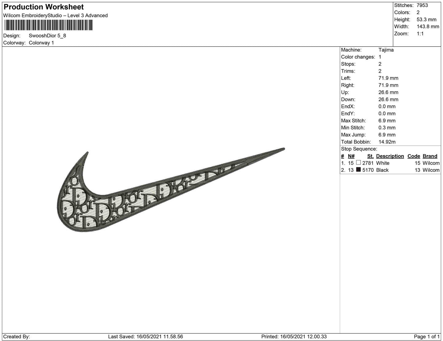Swoosh Dior