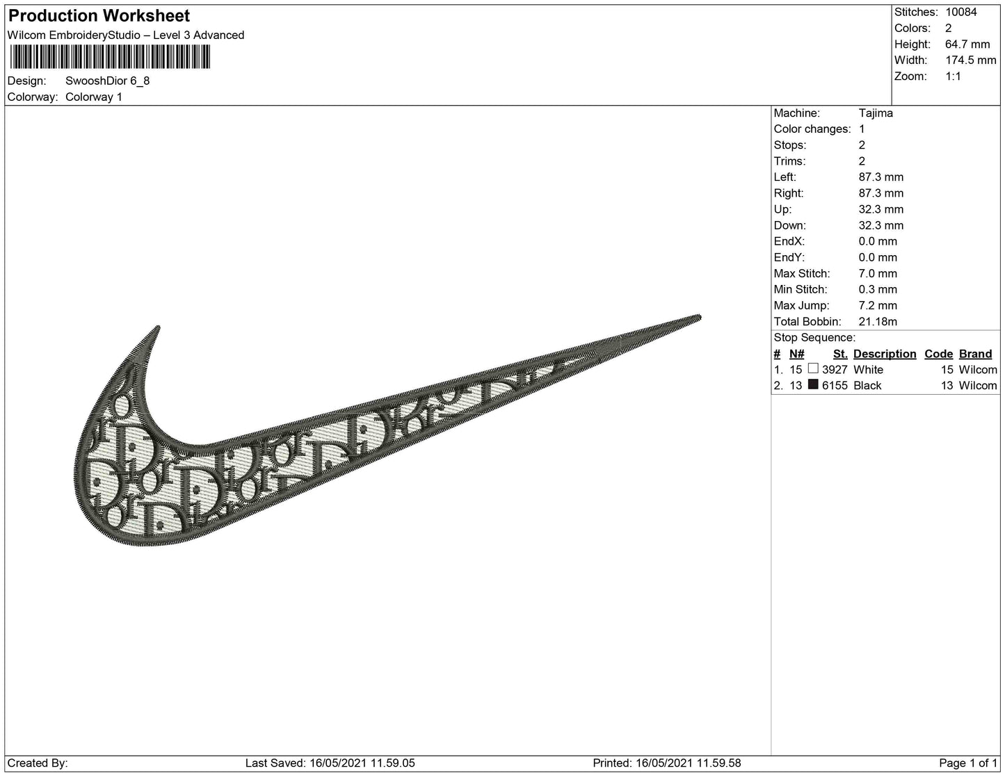 Swoosh Dior