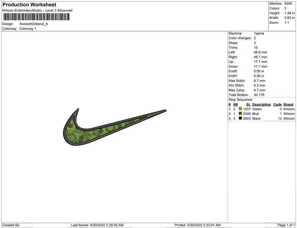 Swoosh Dollar