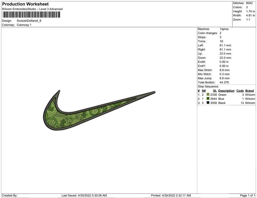 Swoosh Dollar