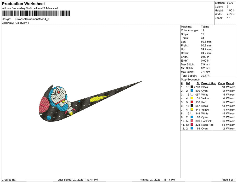 Swoosh Doraemon