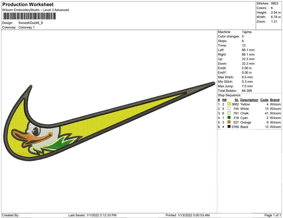 Swoosh Duck Big