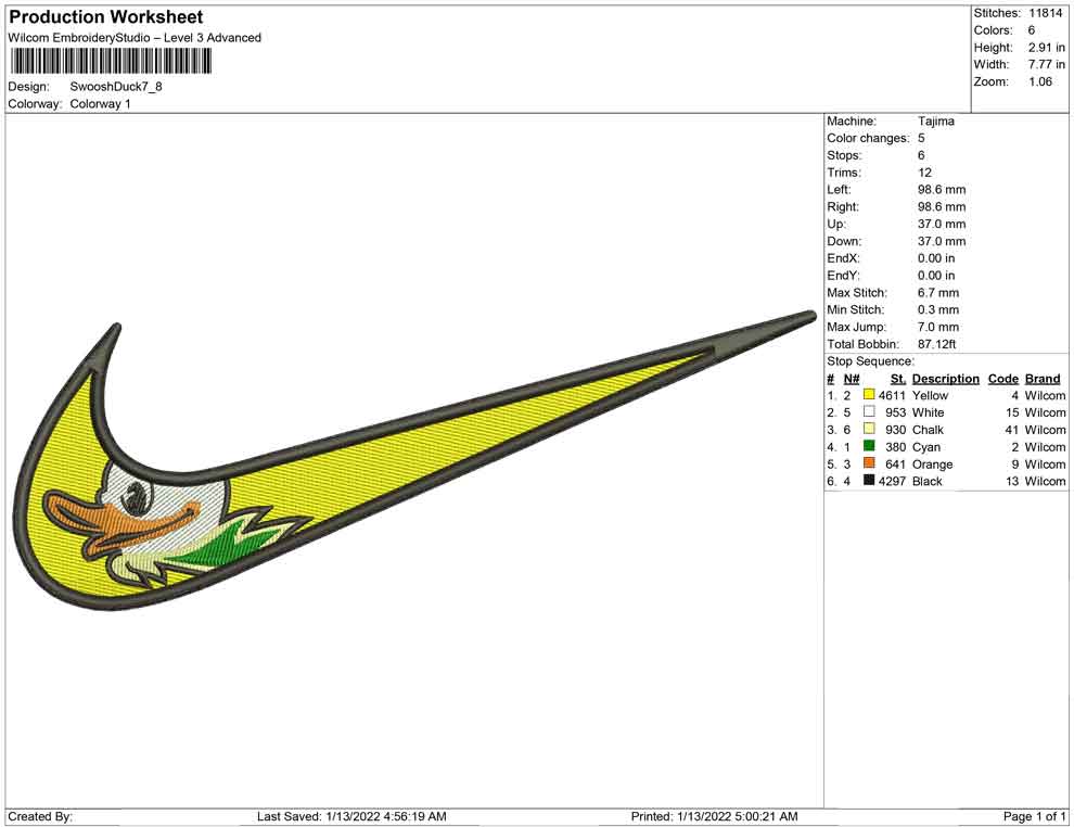 Swoosh Duck Big