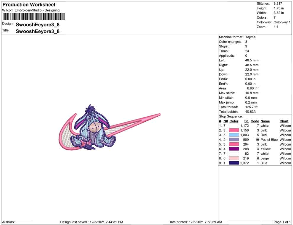 Swoosh Eeyore