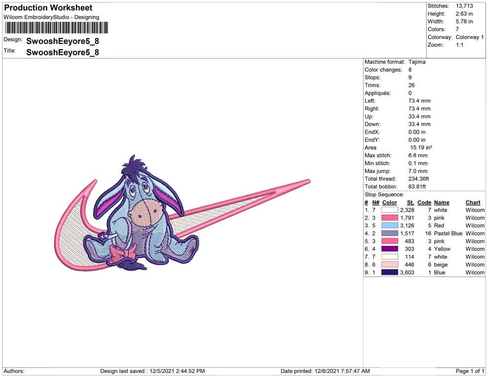 Swoosh Eeyore