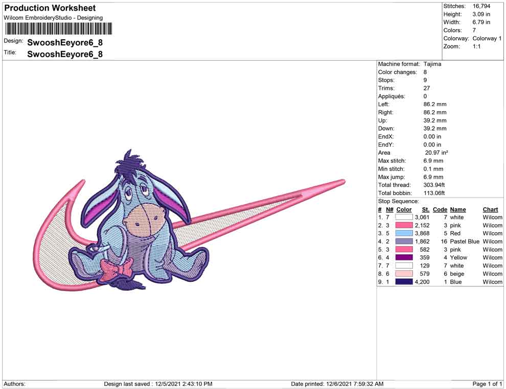 Swoosh Eeyore