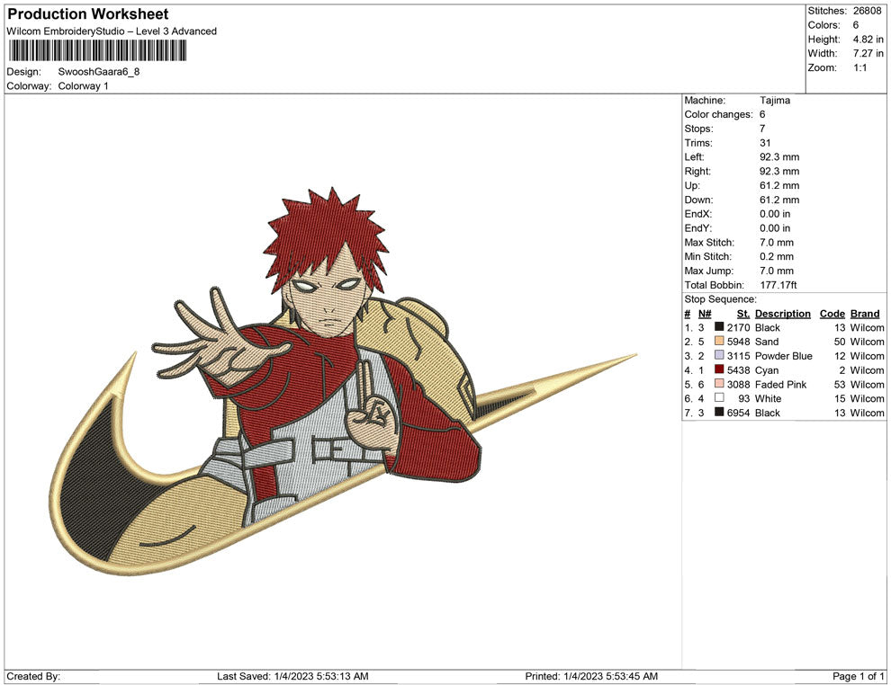 Swoosh Gaara
