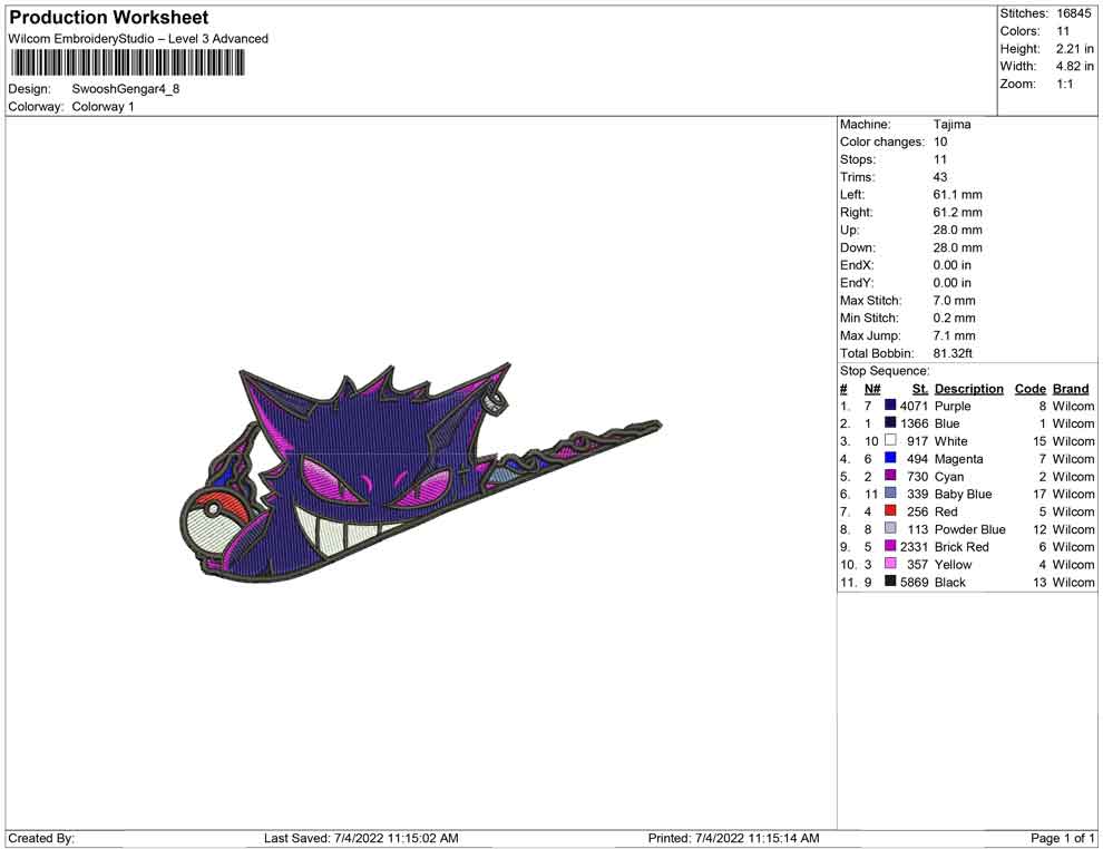 Swoosh Gengar