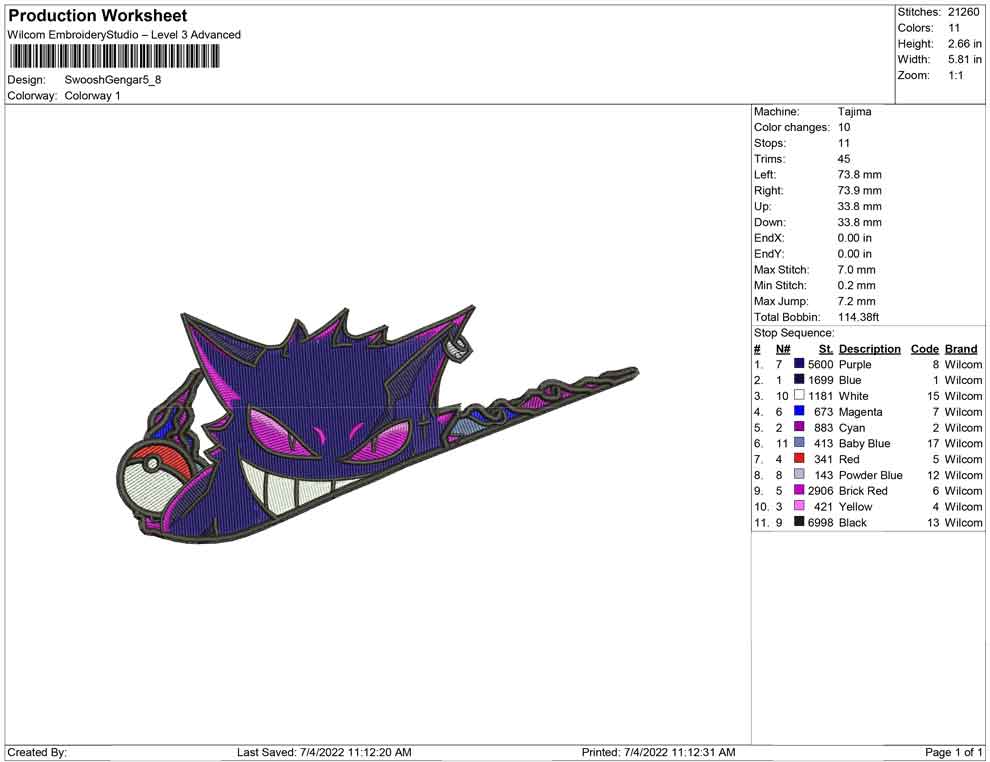 Swoosh Gengar