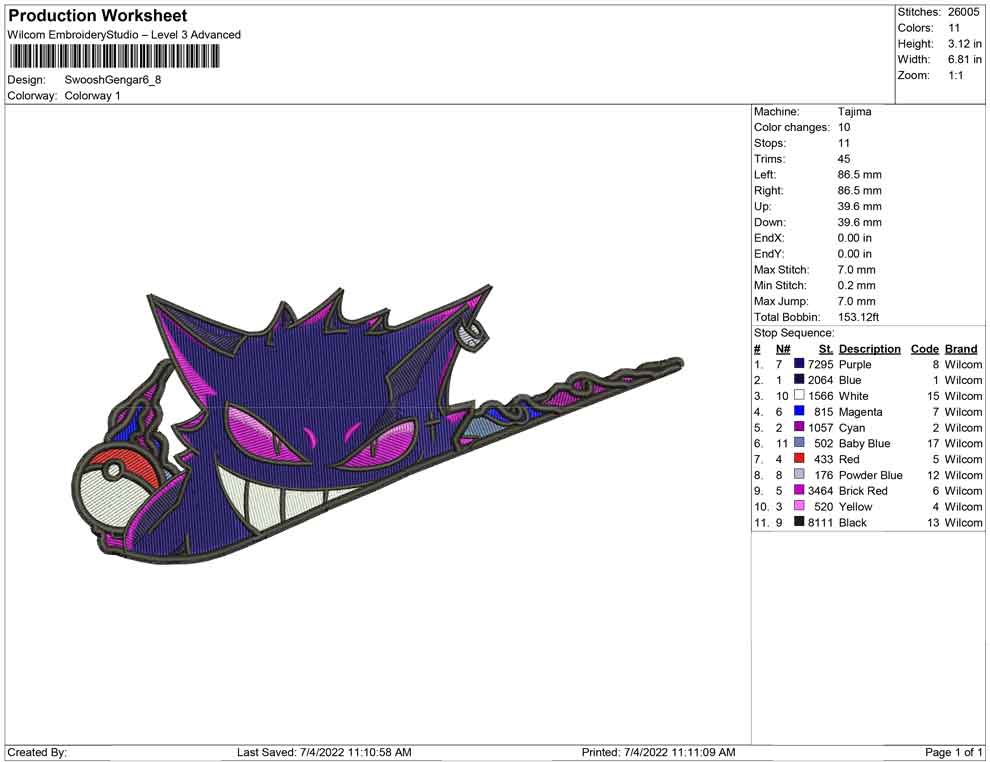 Swoosh Gengar
