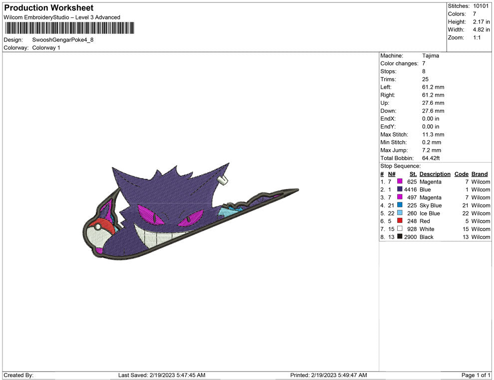 Swoosh Gengar Pokemon